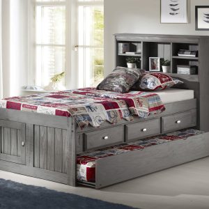twin captains bed