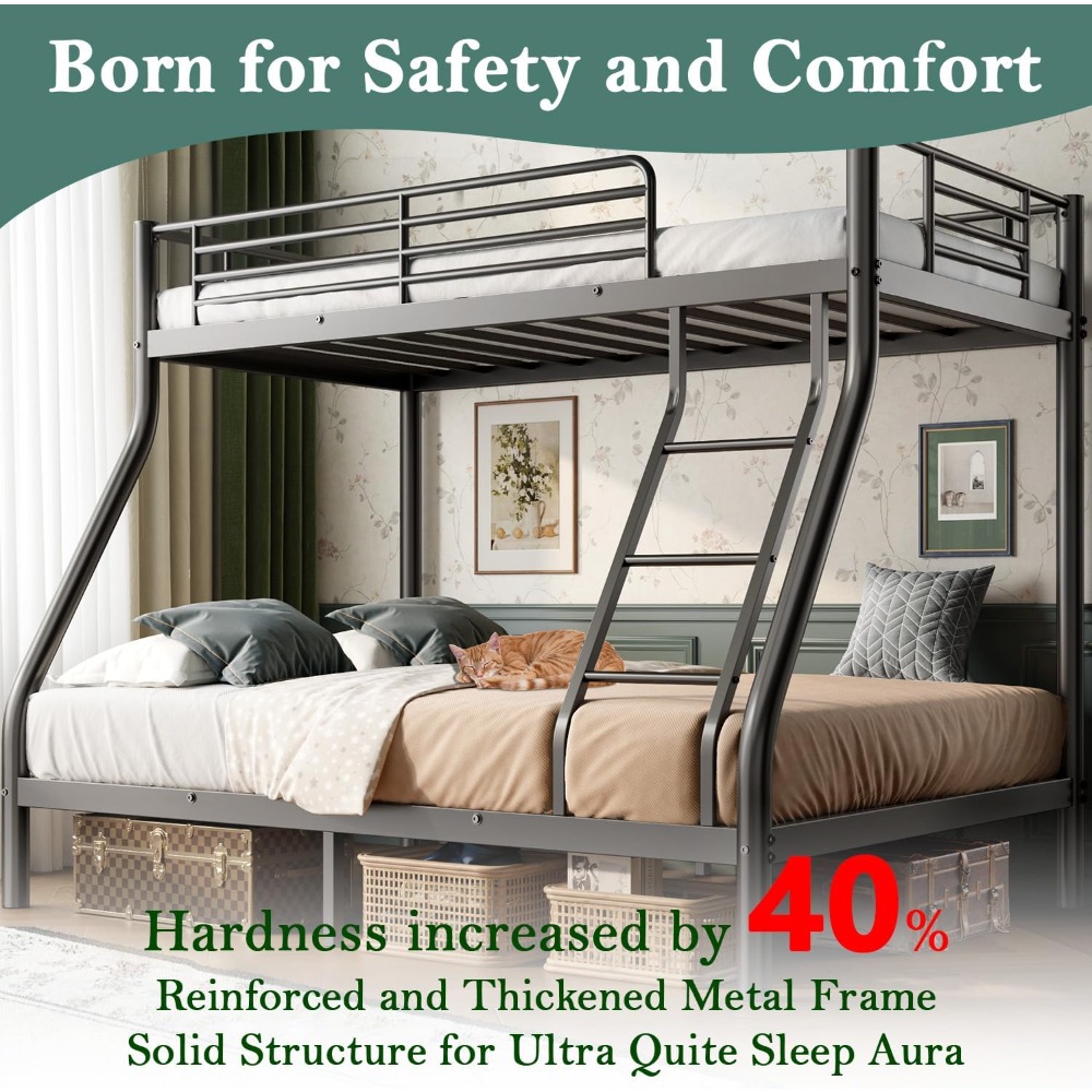 Twin Over Queen Bunk Bed: The Ultimate Space-Saving Sleep Solution - Image 3