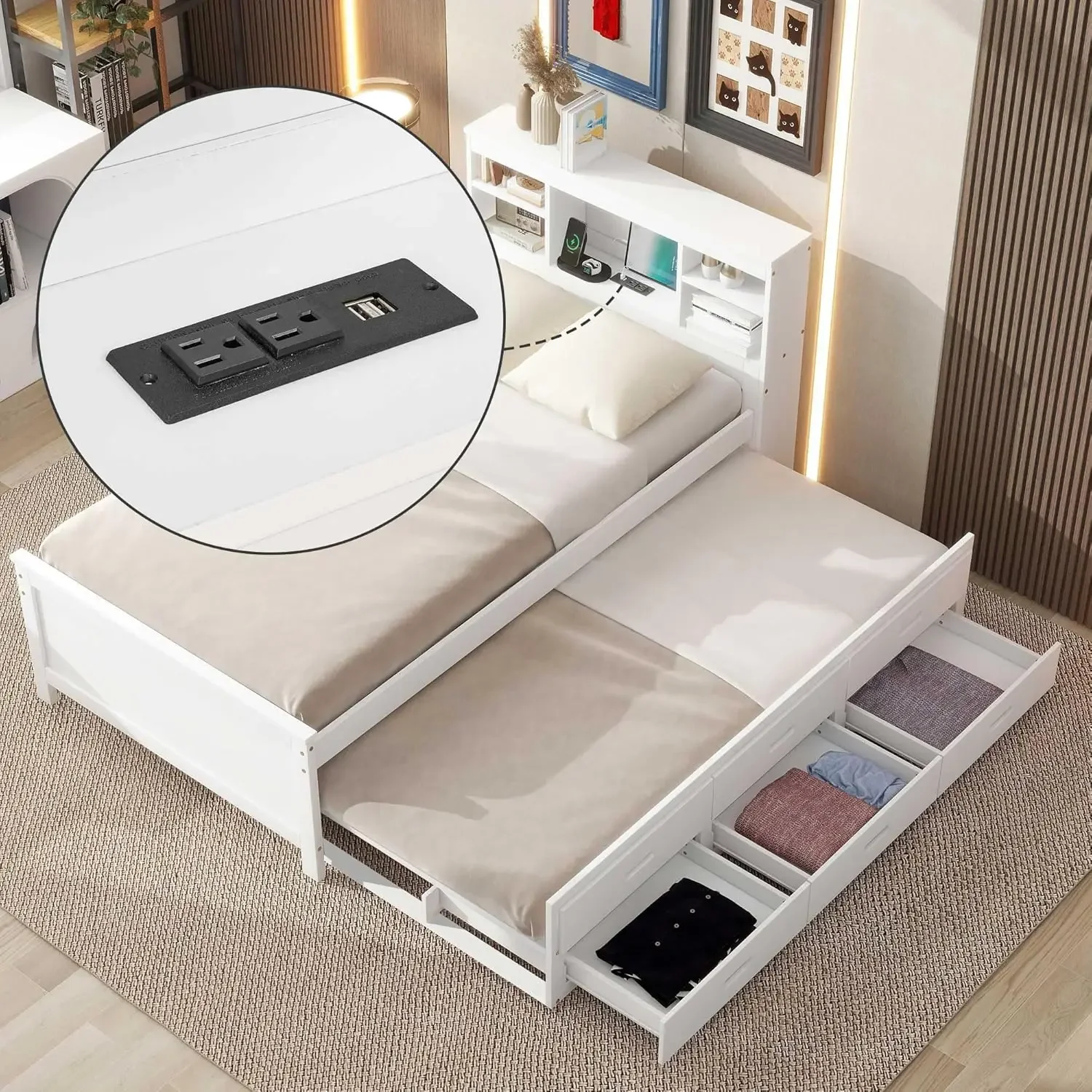 Twin Captains Bed – The Ultimate Space-Saving Solution - Image 9