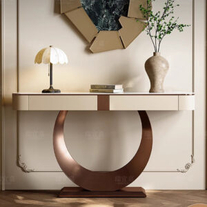 Furniture Table Console – Modern Minimalist Entryway Storage Console Table